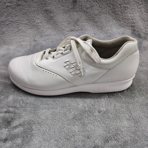 SAS Free Time Tripad Comfort Walking Shoes Women’s 10.5 M White Leather - Picture 8 of 13